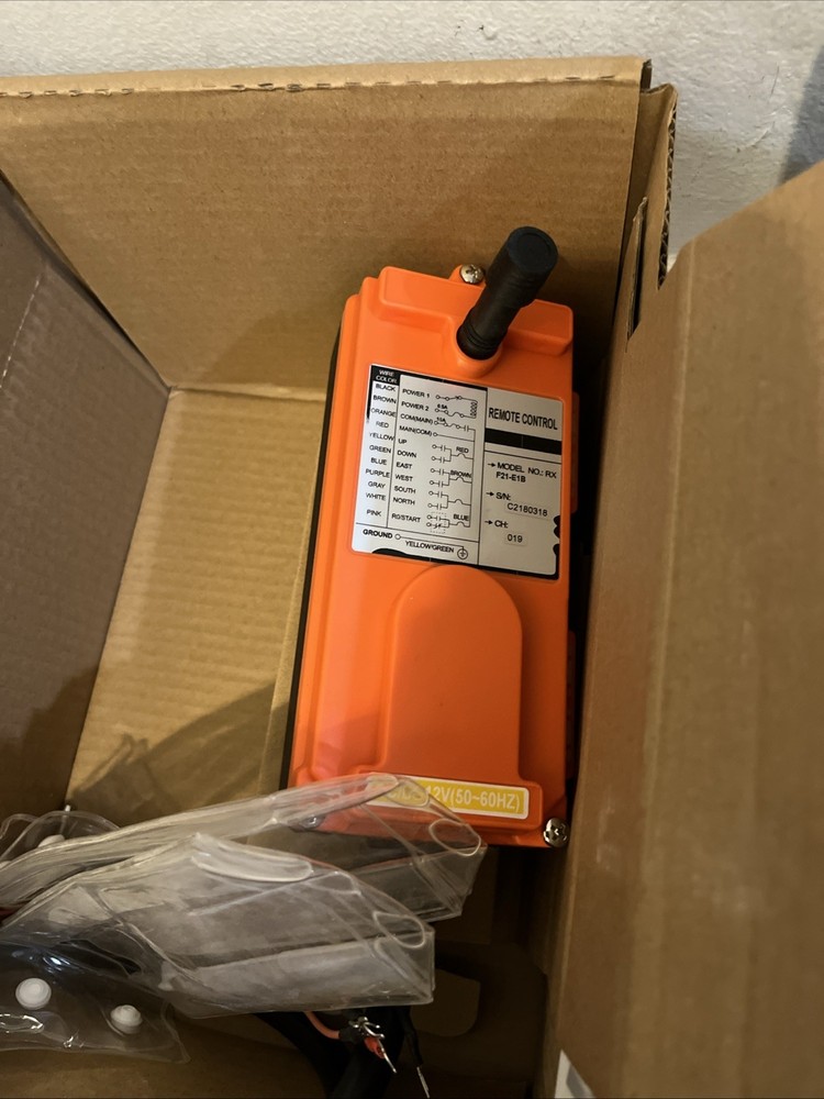 F21-E1B Hoist Crane Industrial Remote Control Wireless Transmitter Push Button S