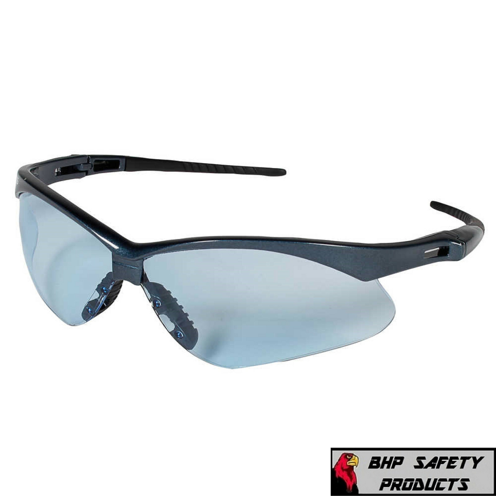 (3 PAIR) KLEENGUARD NEMESIS SAFETY GLASSES LIGHT BLUE LENS/BLUE FRAME 19639