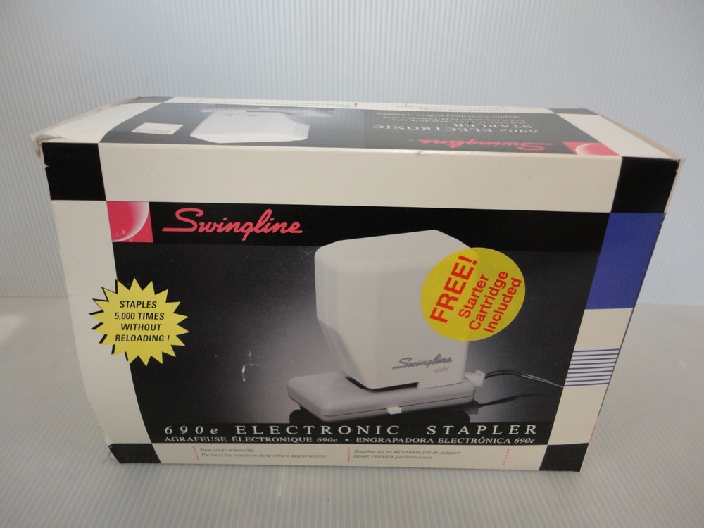 SWINGLINE 690E ELECTRIC STAPLER NEW 40 SHEET CAP.