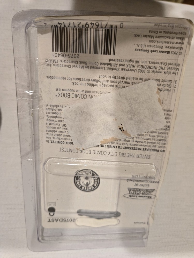 Master Lock Sphero Master Blue Smooth Spin Combination Lock New Opened Package