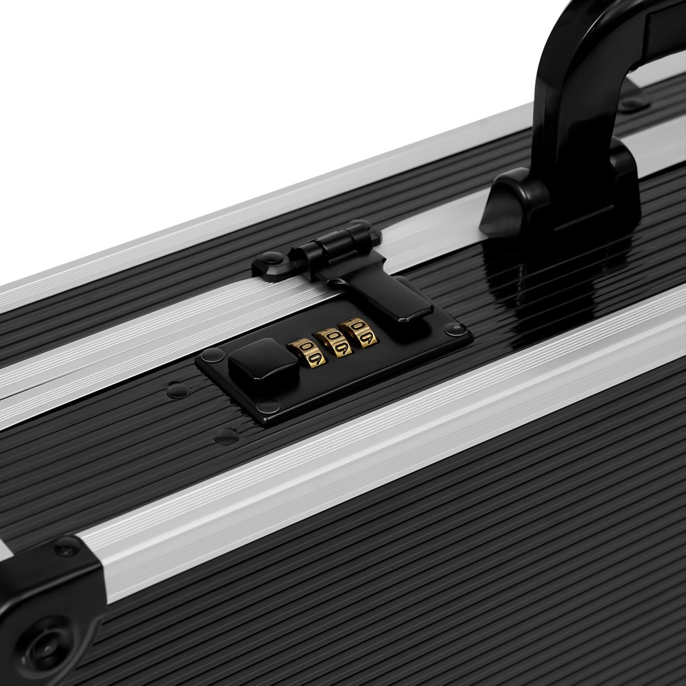 Professional Barber Carrying Case Organizer Clipper Box Travel Carry Case + Code