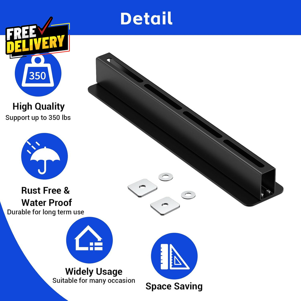 5-Pack Overhead Ceiling Storage Rack Heavy Duty Garage Utility Bin Organizer