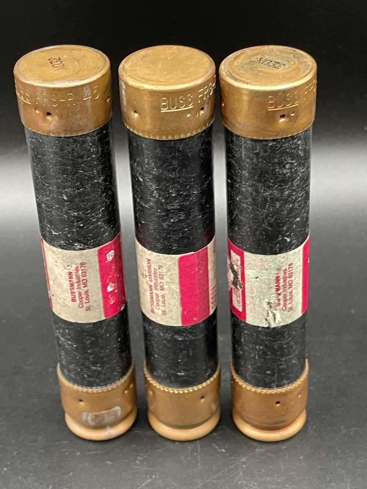 (3) Bussmann FRS-R-45 FRS-R 45 Amp Fuses 600 Vac Class RK5, Current Limiting