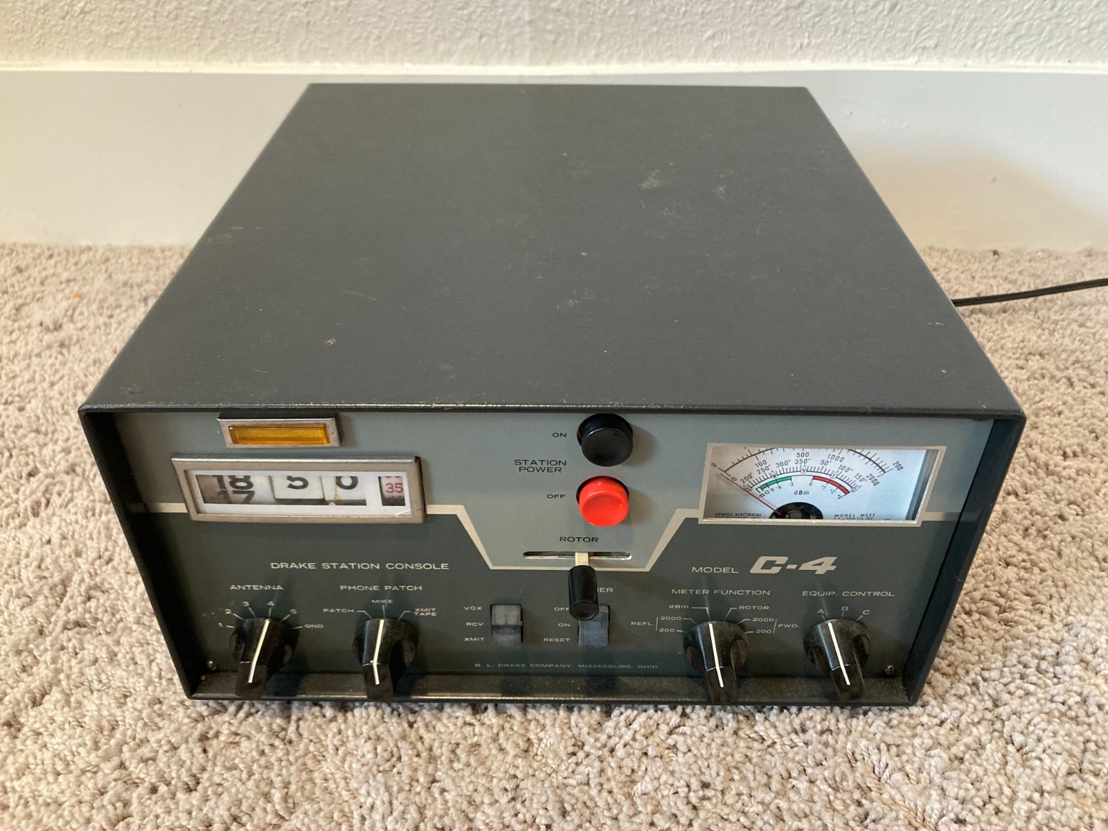 R.L. Drake C-4 Station Console Amateur Ham Radio