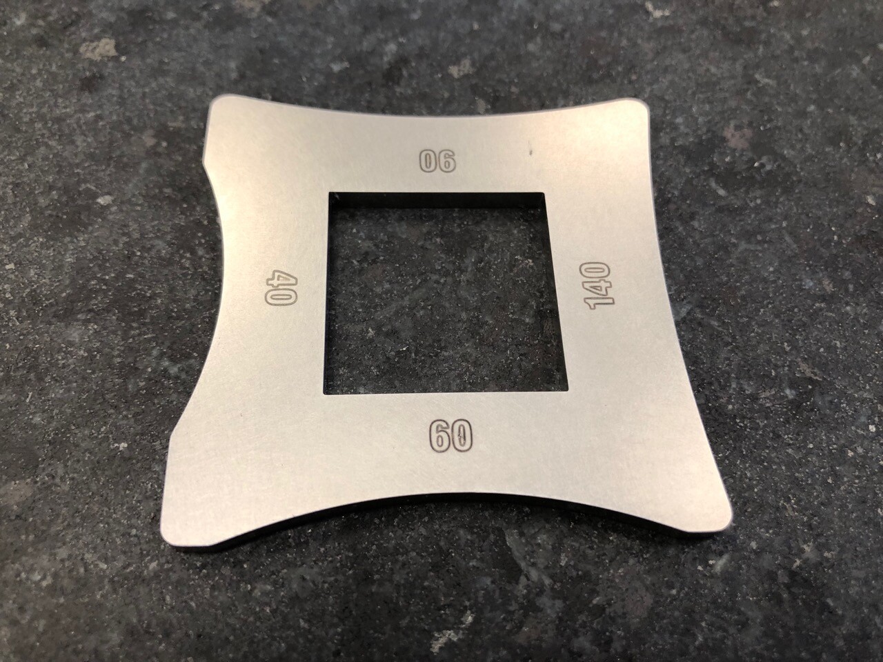 Scraper Control Gauge . . . scraping radius gauge "BIAX"