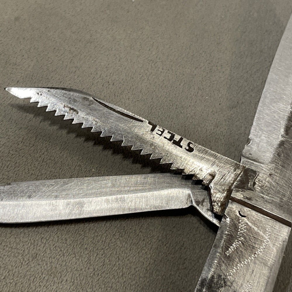 Vintage Primitive Handmade 3 Blades Pocket Knife