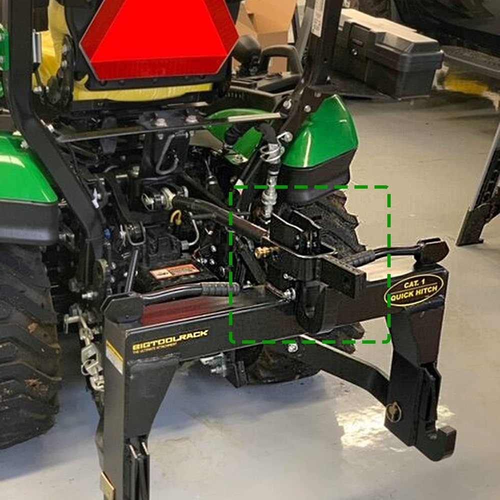 Lightweight Quick Hitch Adapter for Tractors - Rust-Proof, Adjustable Design