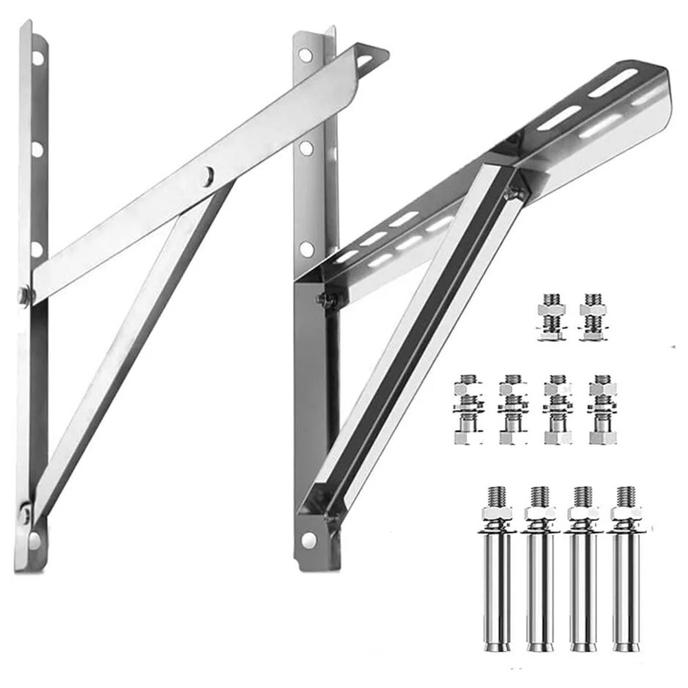 600LBS Steel Mini Split Wall Mount Bracket For Air Conditioner Condensing Units