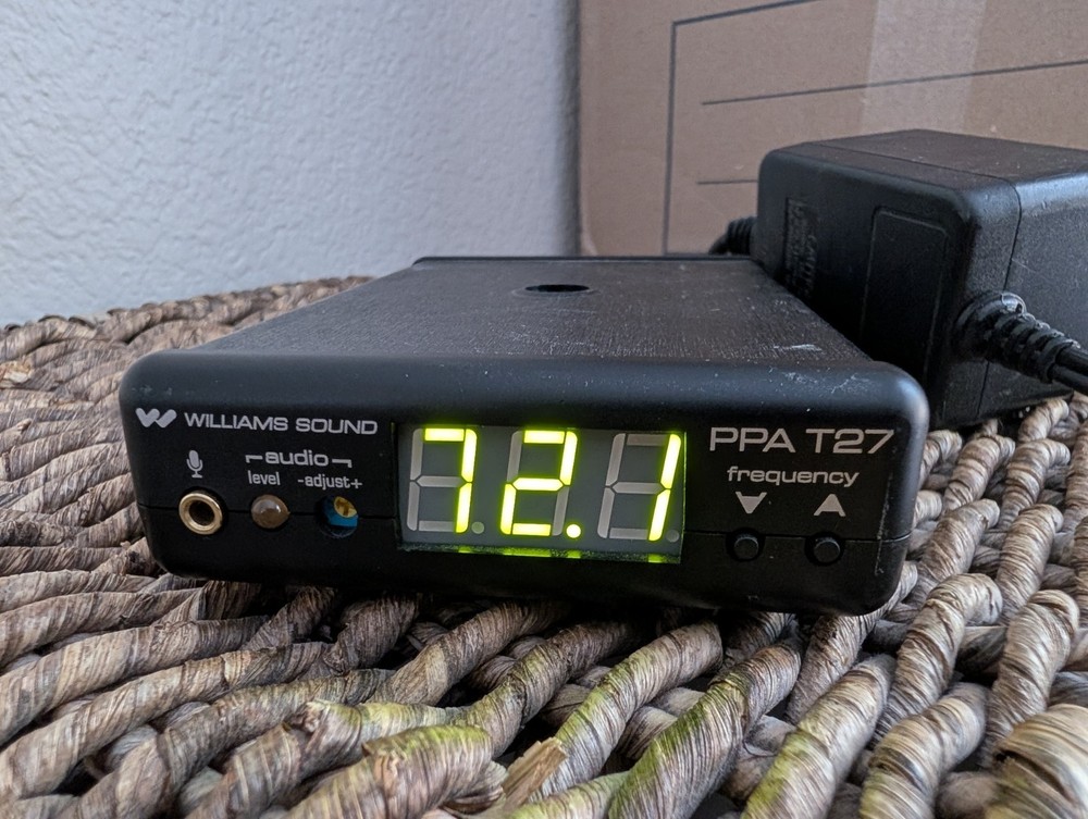 Williams Sound PPA T27 Personal PA Compact FM Transmitter Base Station