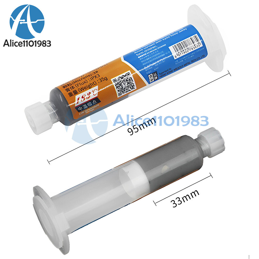 Flux for Welding 183℃ Solder Paste Tin for SMD BGA IC PCB Computer Chips Repair