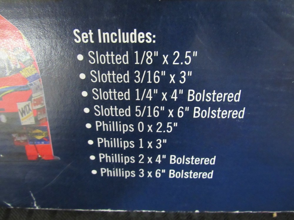 Mac Tools 2008 8-Red Screwdriver Set from Jeff Gordon Collection, P#SDBM8JG