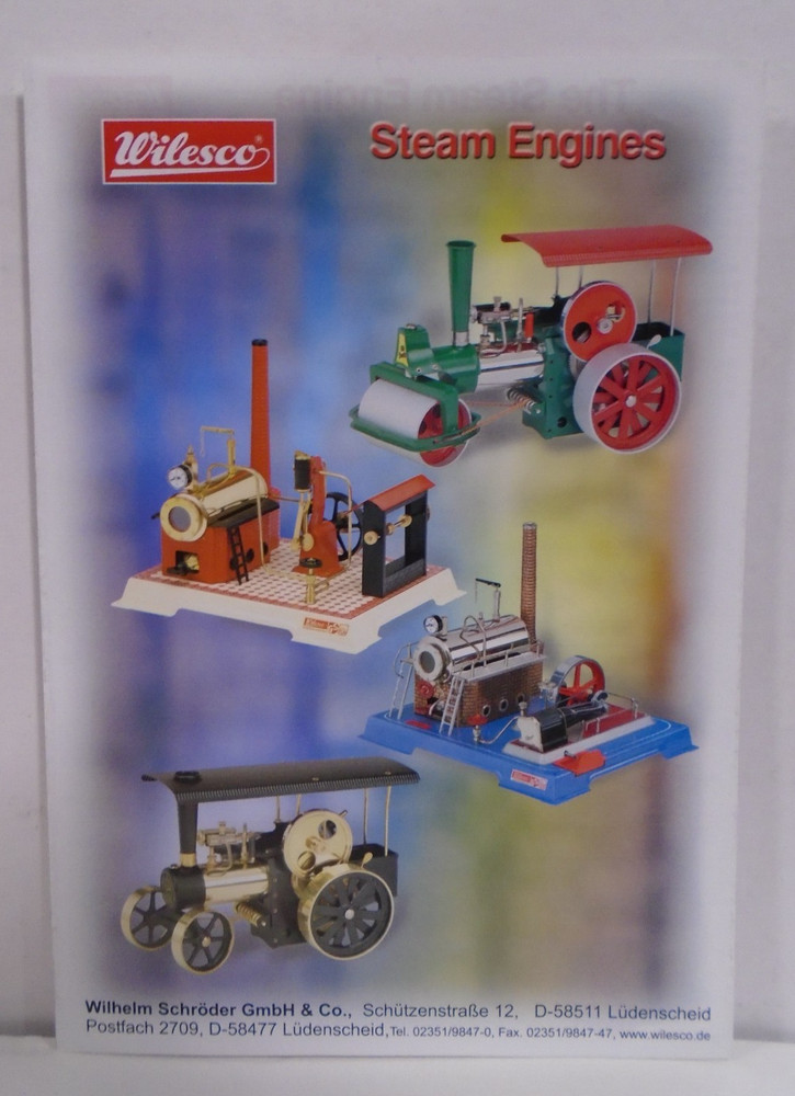 WILESCO FULL STEAM AHEAD 2000 FOLDOUT CATALOG