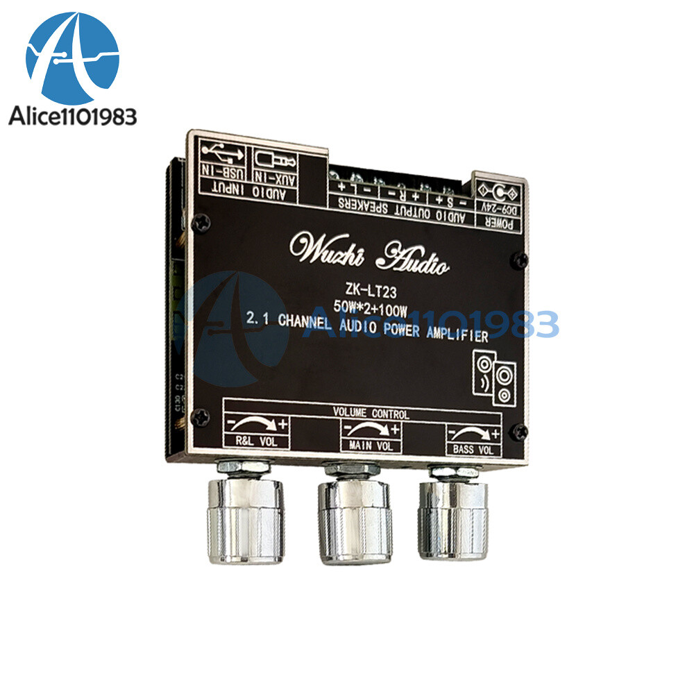 2.1 CH Bluetooth Audio Power Amplifier Board Module Subwoofer TWS Wireless