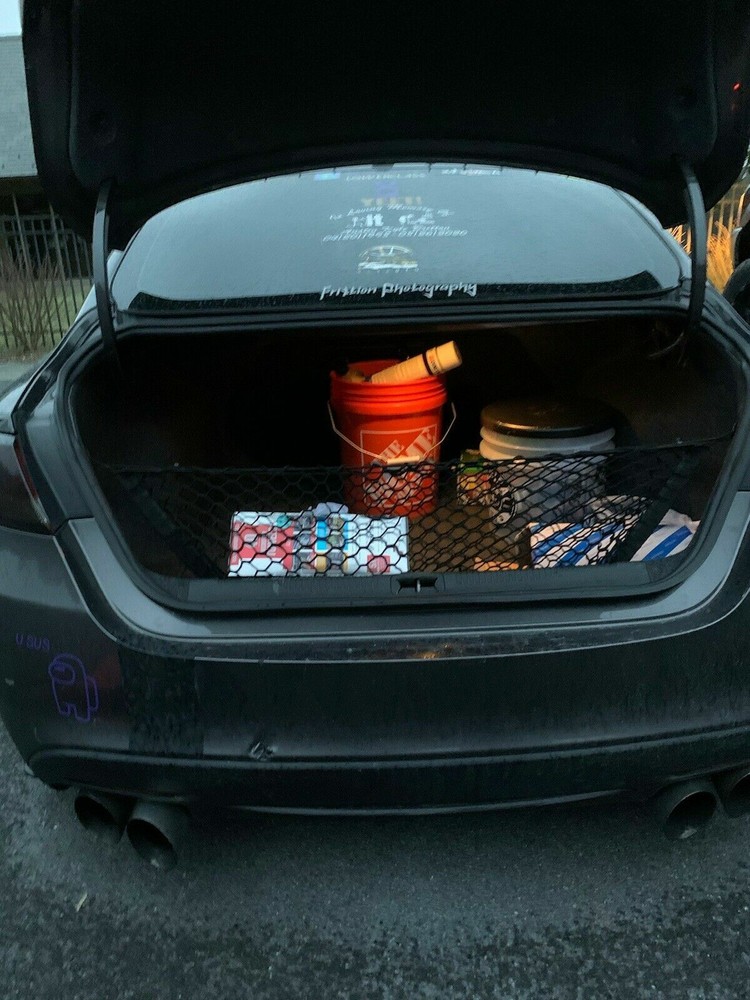Rear Trunk Envelope Style Mesh Cargo Net for CHRYSLER 200 2015-2017 New