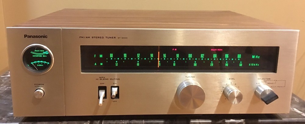 PANASONIC ST-3400 AM/FM STEREO TUNER