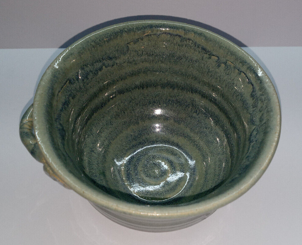 Studio pottery bowl 5in signed bnja