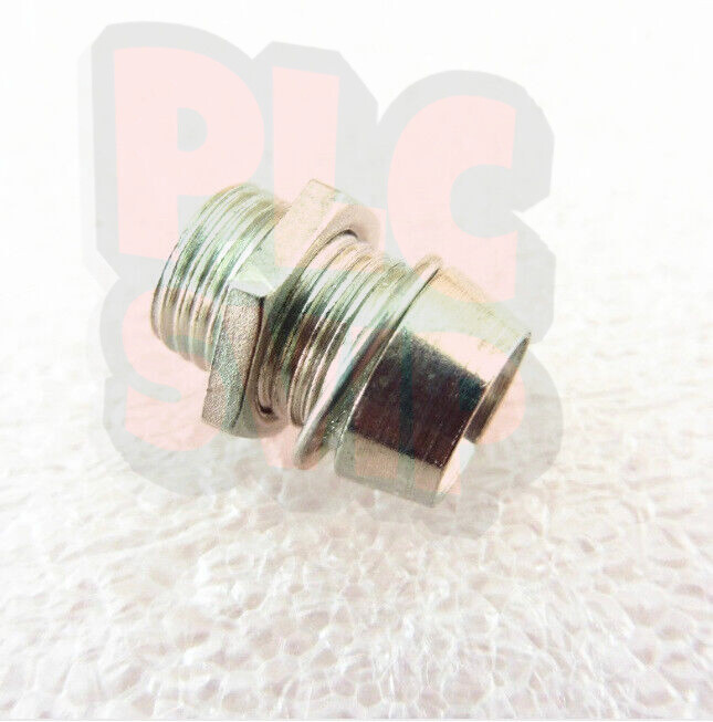 20PCS 5MM Chrome Metal Silver Bezel LED Holder Panel Display Mount Base Rubber M