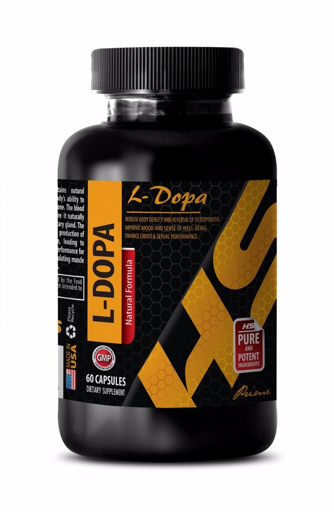 memory support - L-DOPA EXTRACT 350mg - brain boost - 1 Bottle 60 Capsules
