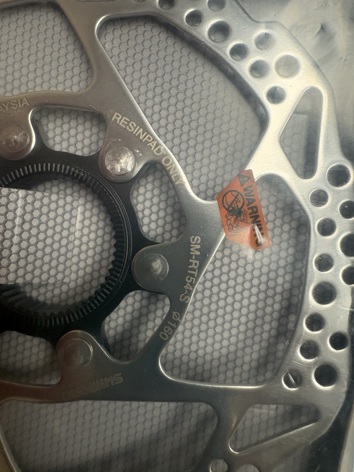 SM-RT54 Disc Rotor Shimano Road Gravel Bike Disc Brake Rotor Center Lock Mount