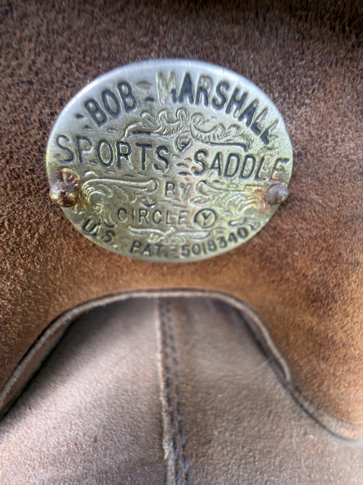 Bob Marshall Treeless Saddle 15 Inch Good Condition