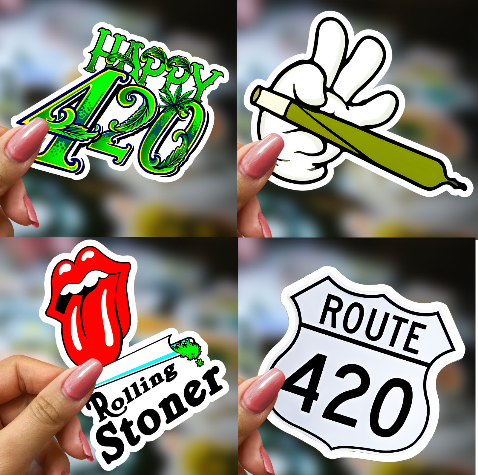50 pcs Random Vinyl Stickers Pack Graffiti Urban Decals for Laptops, Skateboards