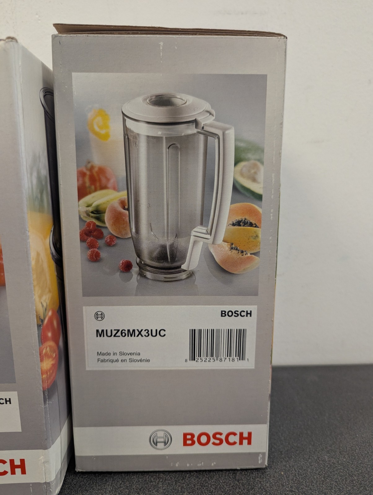 Bosch 3pc Bundle, Universal Mixer, Plastic Mixer Attachment, Citrus Press, New