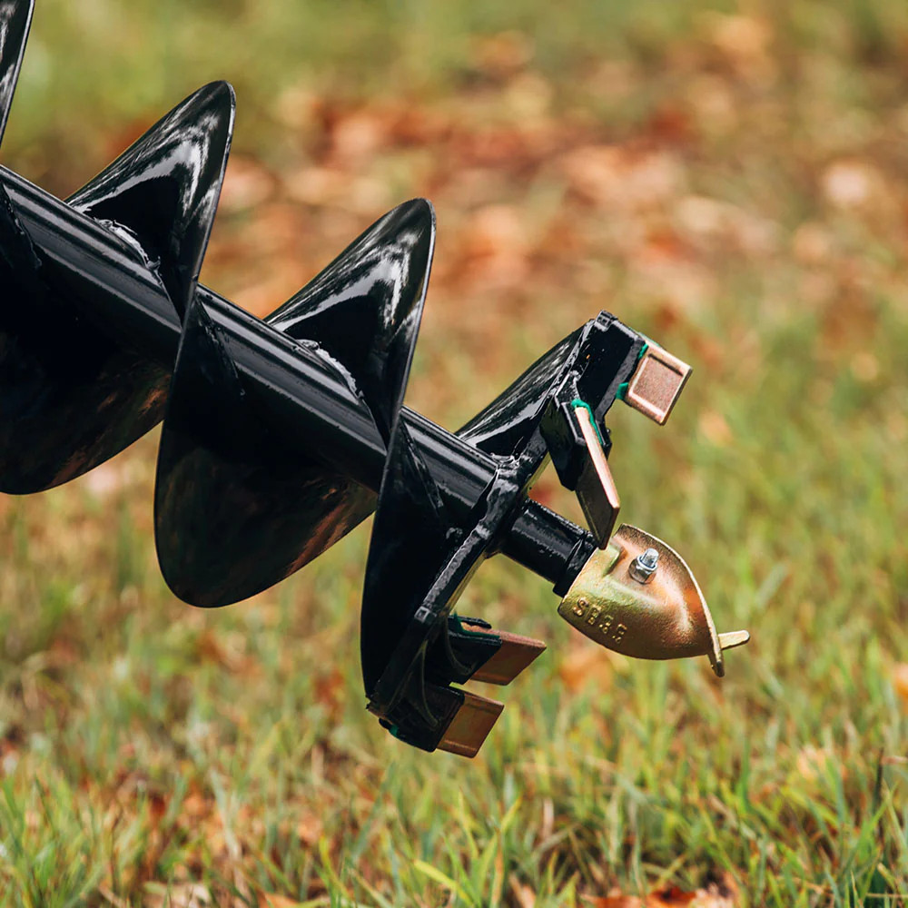 Titan Attachments Skid Steer Hydraulic Auger Attachment with 18" Auger Bit