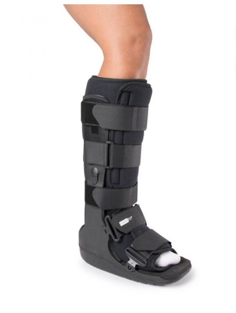 Ossur Equalizer Walker High Top Walking Boot Black Size Large, AW0800BLKC