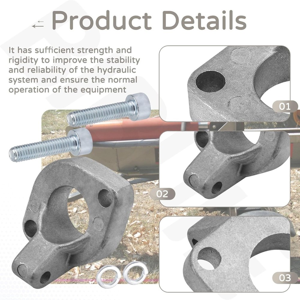 Stainless Steel Handle Mounting Bracket for Hydraulic Log Splitters & Chippers
