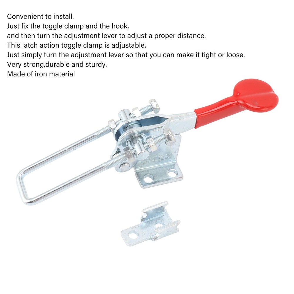 Heavy Duty Toggle Clamp Latch Pull Latch Clamps 90 Degree Adjustable Quick