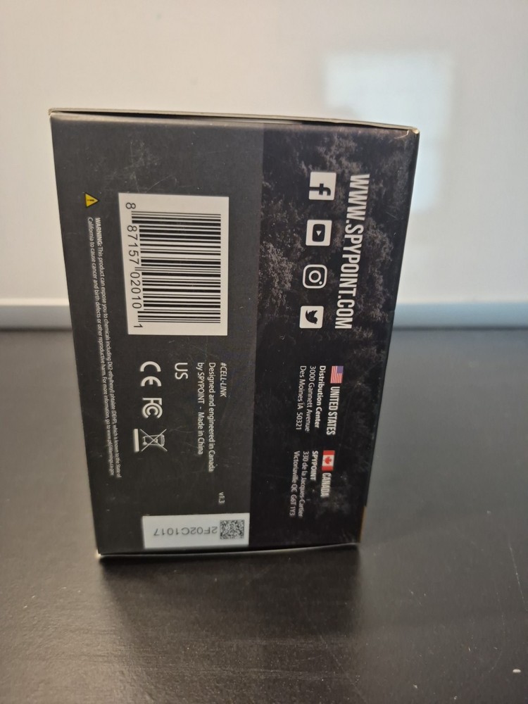 SPYPOINT Cell-Link Universal Cellular Trail Camera Adaptr Preowned Read Descript