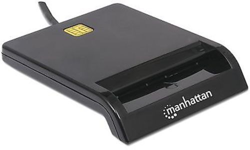 USB Smart Card Friction-Type Contact Reader, Manhattan 101776