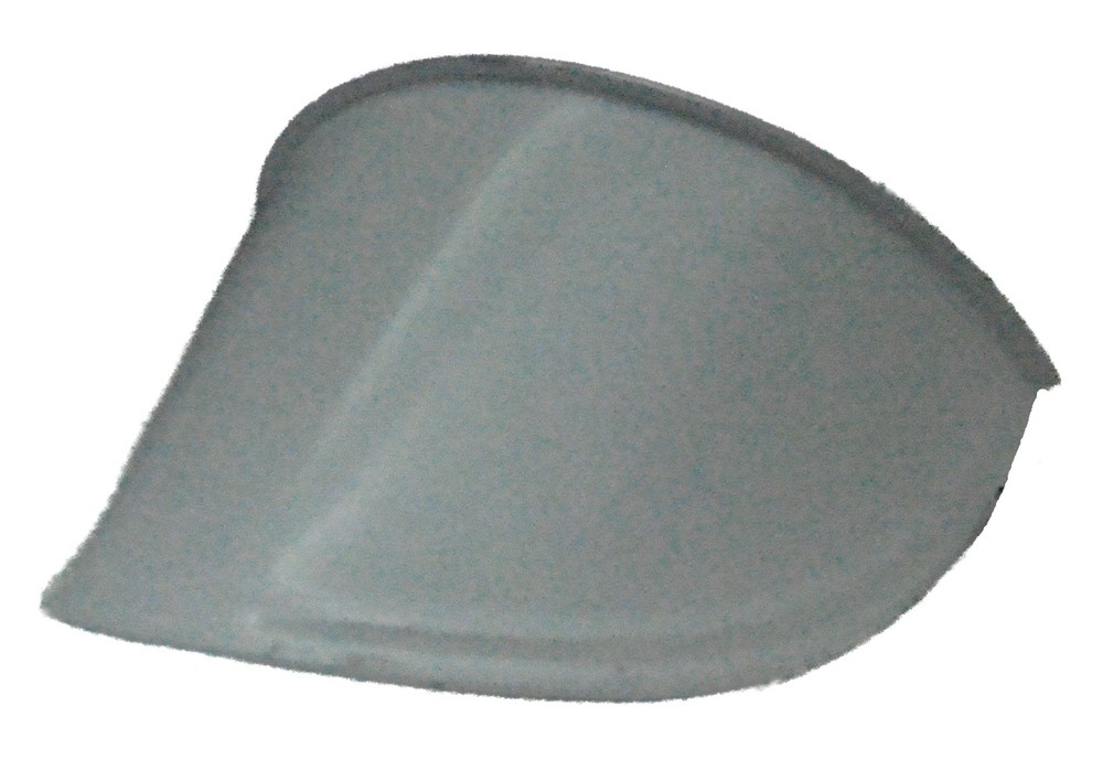 7” Round Headlight Visor Extended Depth Stainless 5-1/8” Deep Visor UP#10531