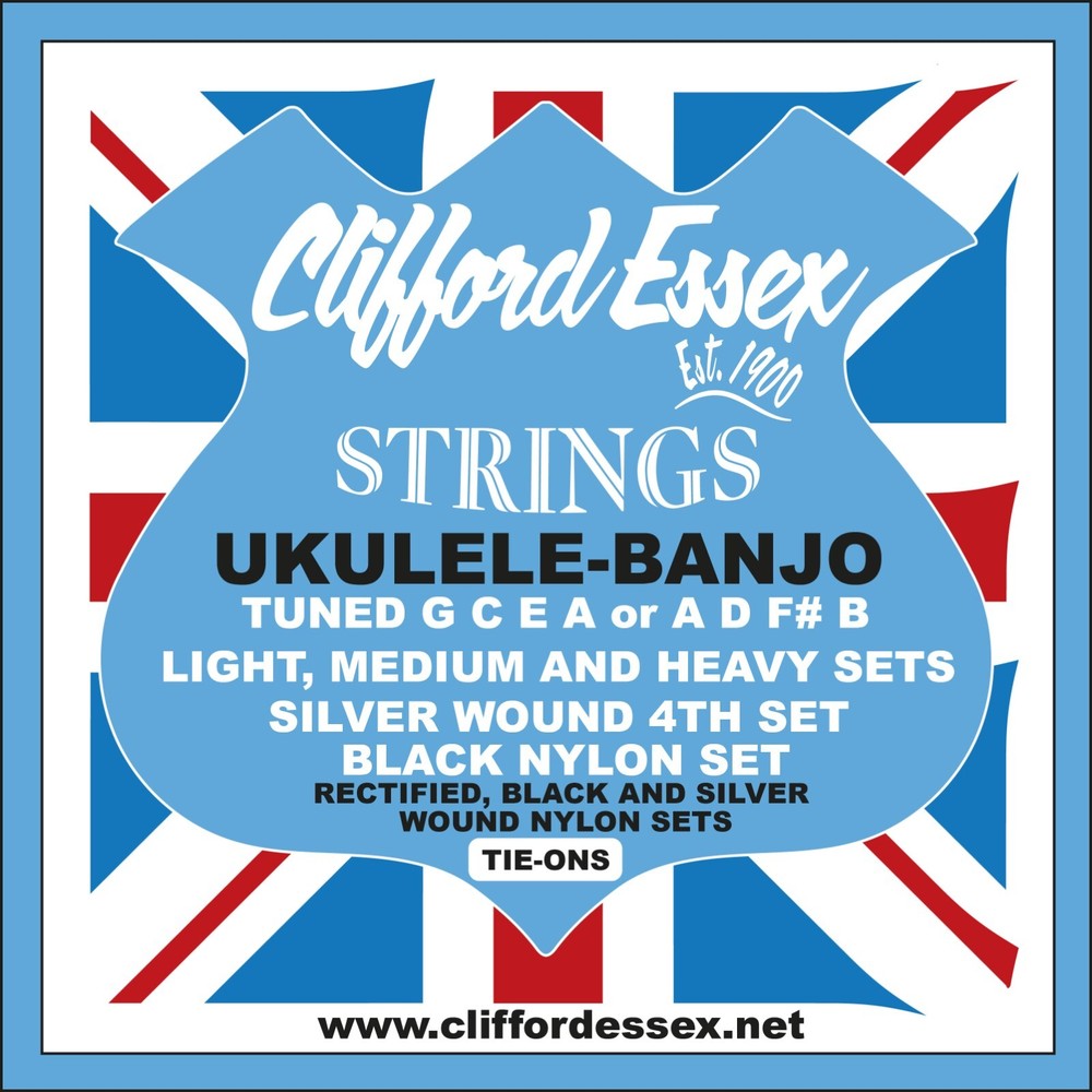 UKULELE-BANJO STRINGS. A COMPREHENSIVE RANGE. LIGHT, MEDIUM AND HEAVY GAUGES.