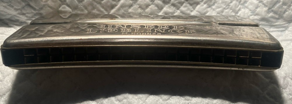 Antique Double M Hohnerharmonica Keys C & G