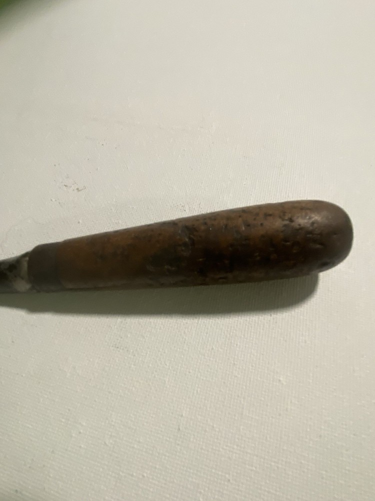 Vintage Nail Puller with Wood Handle Unbranded