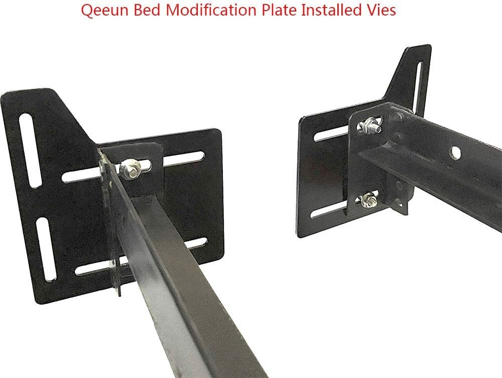 CAFORO Queen Bed Modification Plate, Headboard set of 2, Set 2