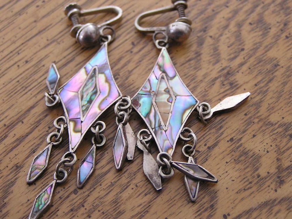 Vintage Silver Earrings Nice