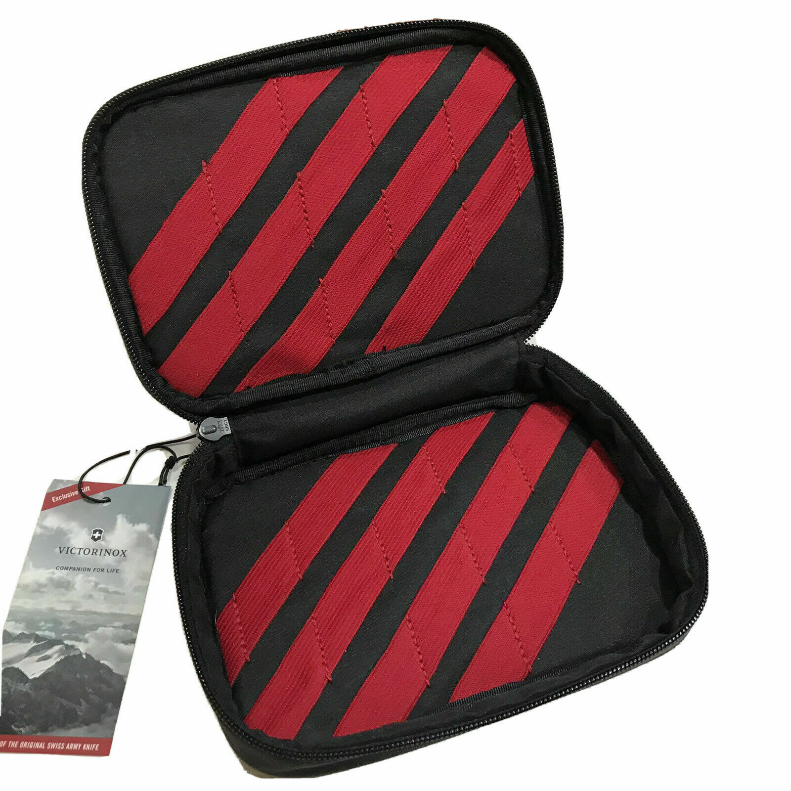 Victorinox Storage Bag Small Size Black Zippered Camping Swiss Army Knife Pouch