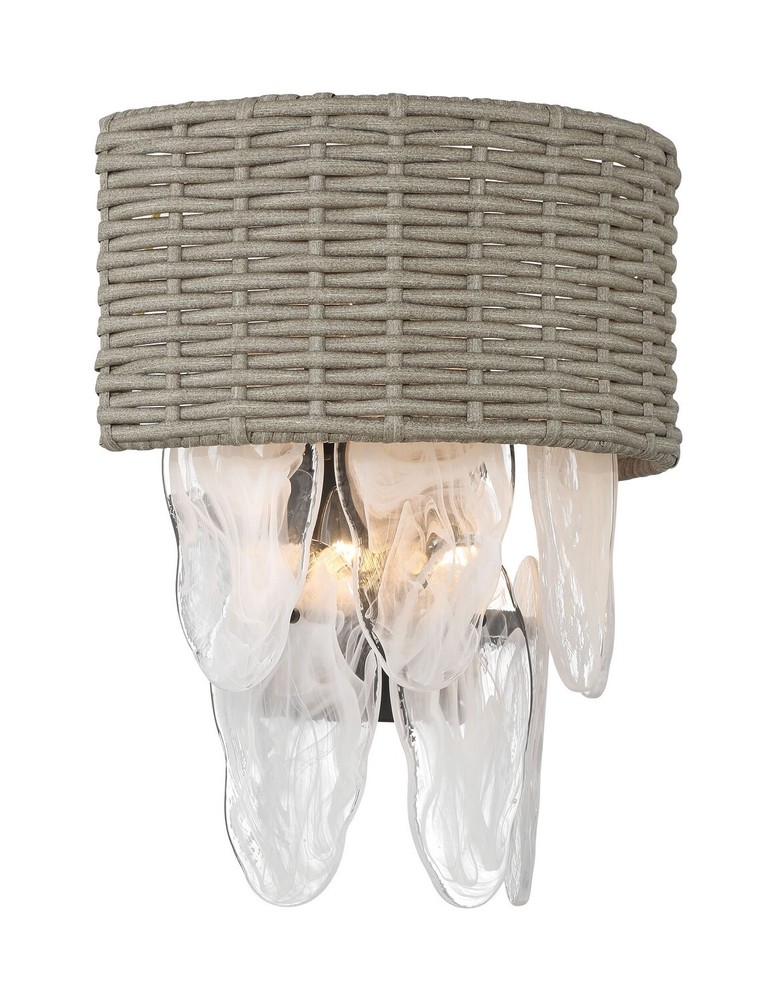 Minka Lavery Breakers Isle 4 Light Wall Sconce, Coal