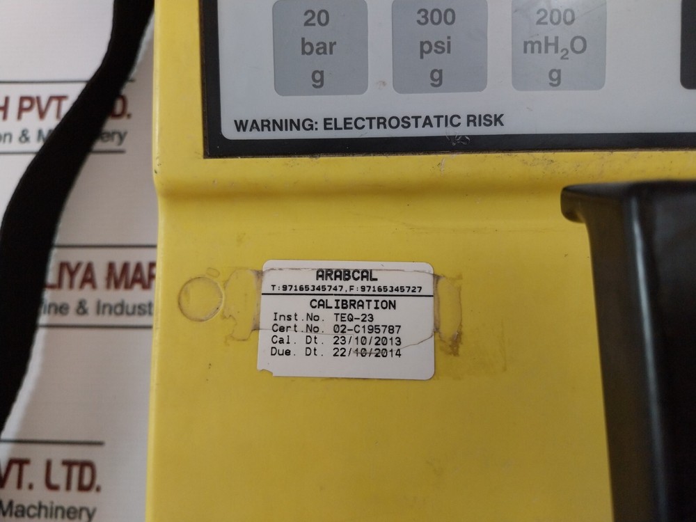 PRINT DPI 601 (IS) Digital Pressure Indicator (Not Working)