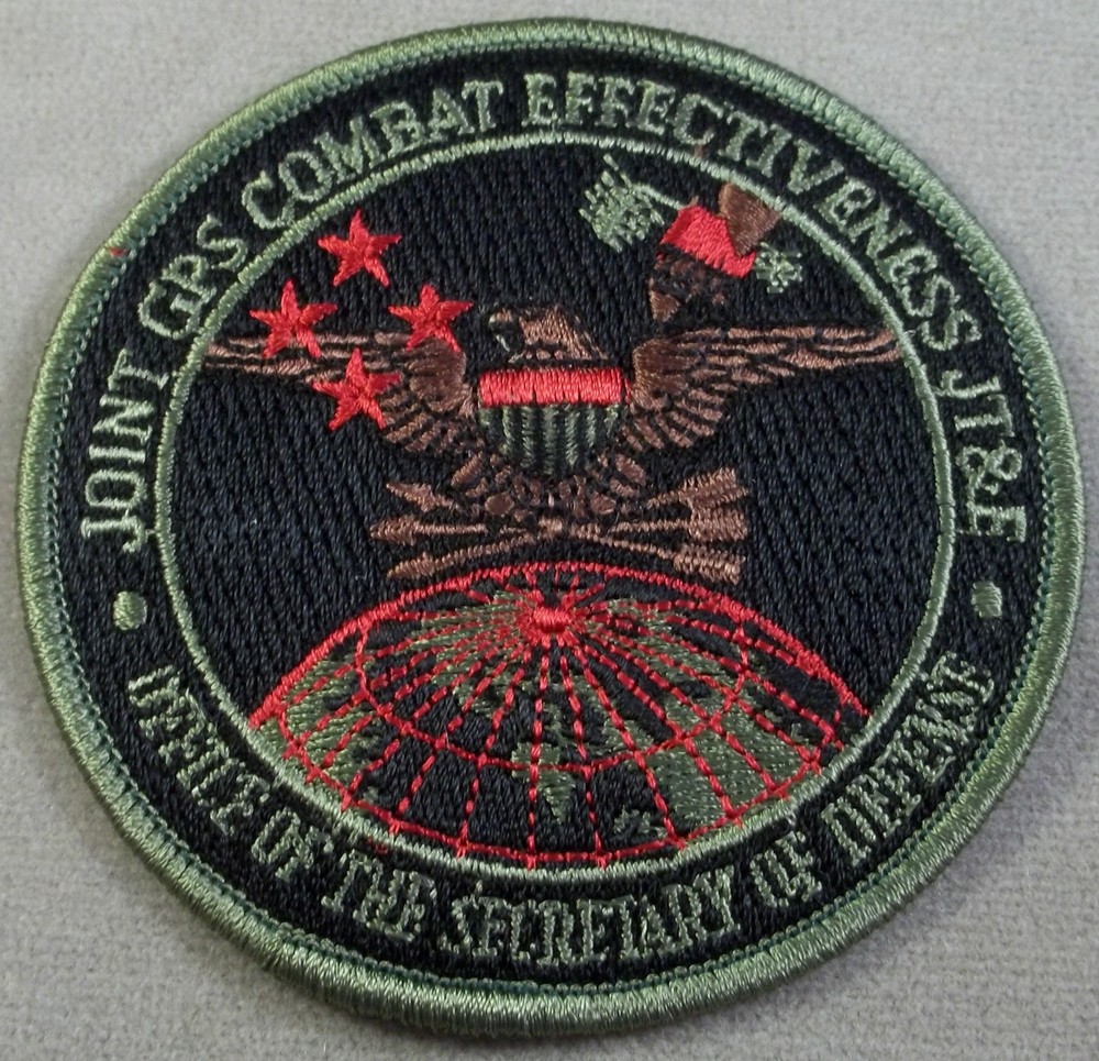 US Armed Forces Joint GPS Combat Effectiveness JT&E Program Patch