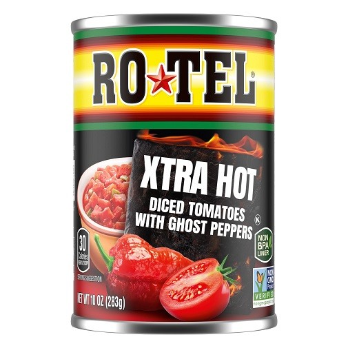 Rotel Xtra Hot Diced Tomatoes with Ghost Peppers