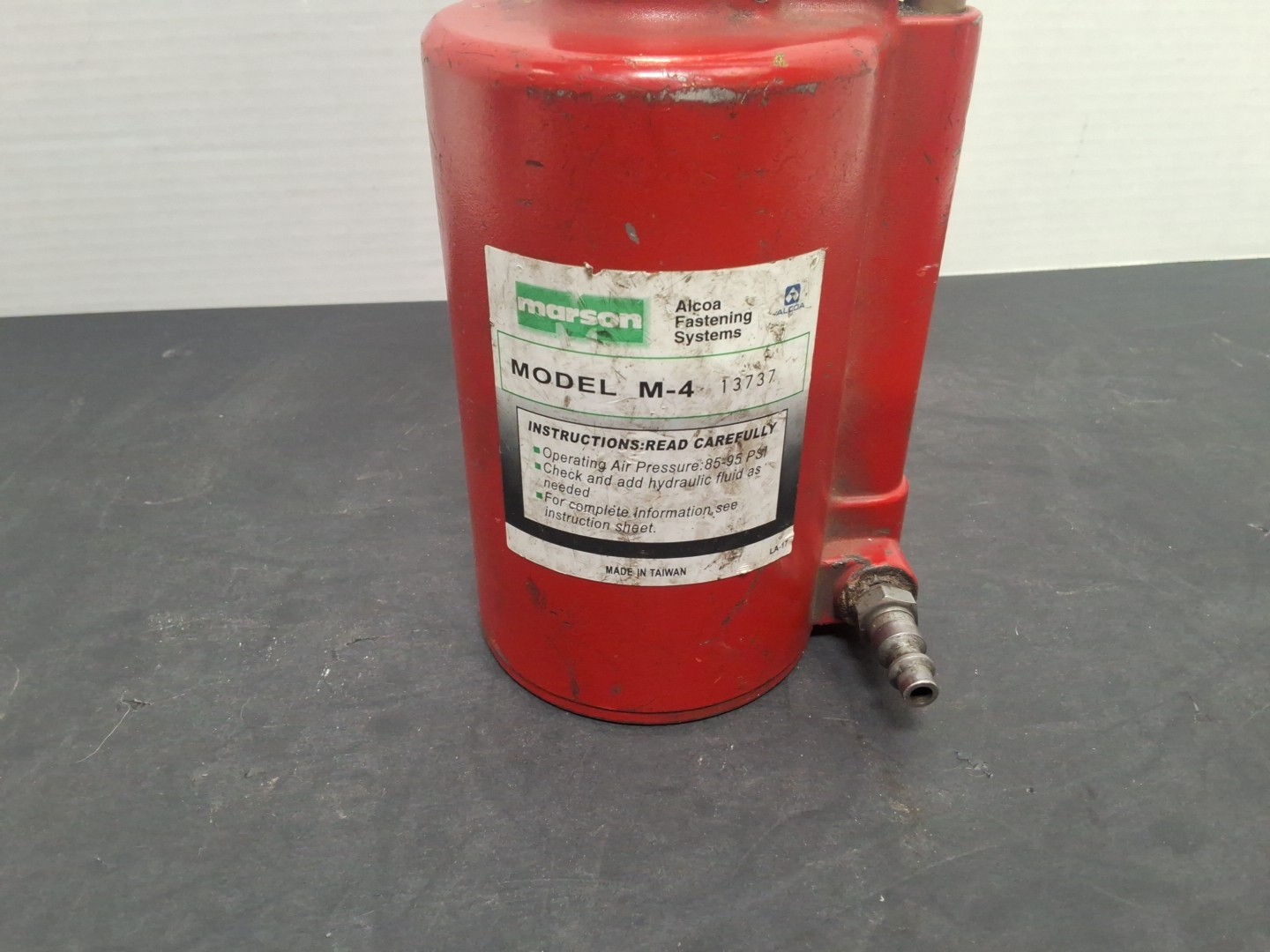 Marson M-4 Rivet Gun Pneumatic Air Large Heavy Duty Tool Riveter