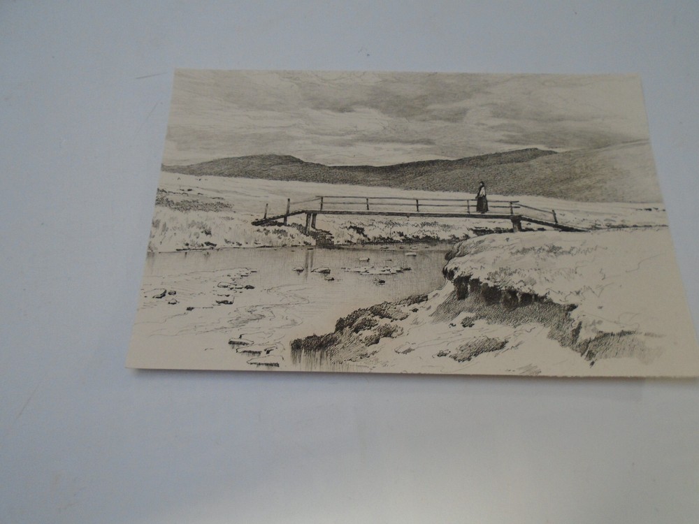 EPHEMERA CLYDE  SOURCE AREA BOOKPLATE  ?   14/9 cm  attractive   P32D   STORAGE