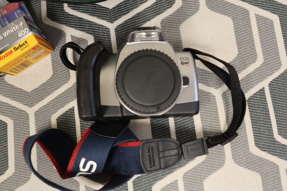 Canon EOS Rebel 35mm Camera with Extras