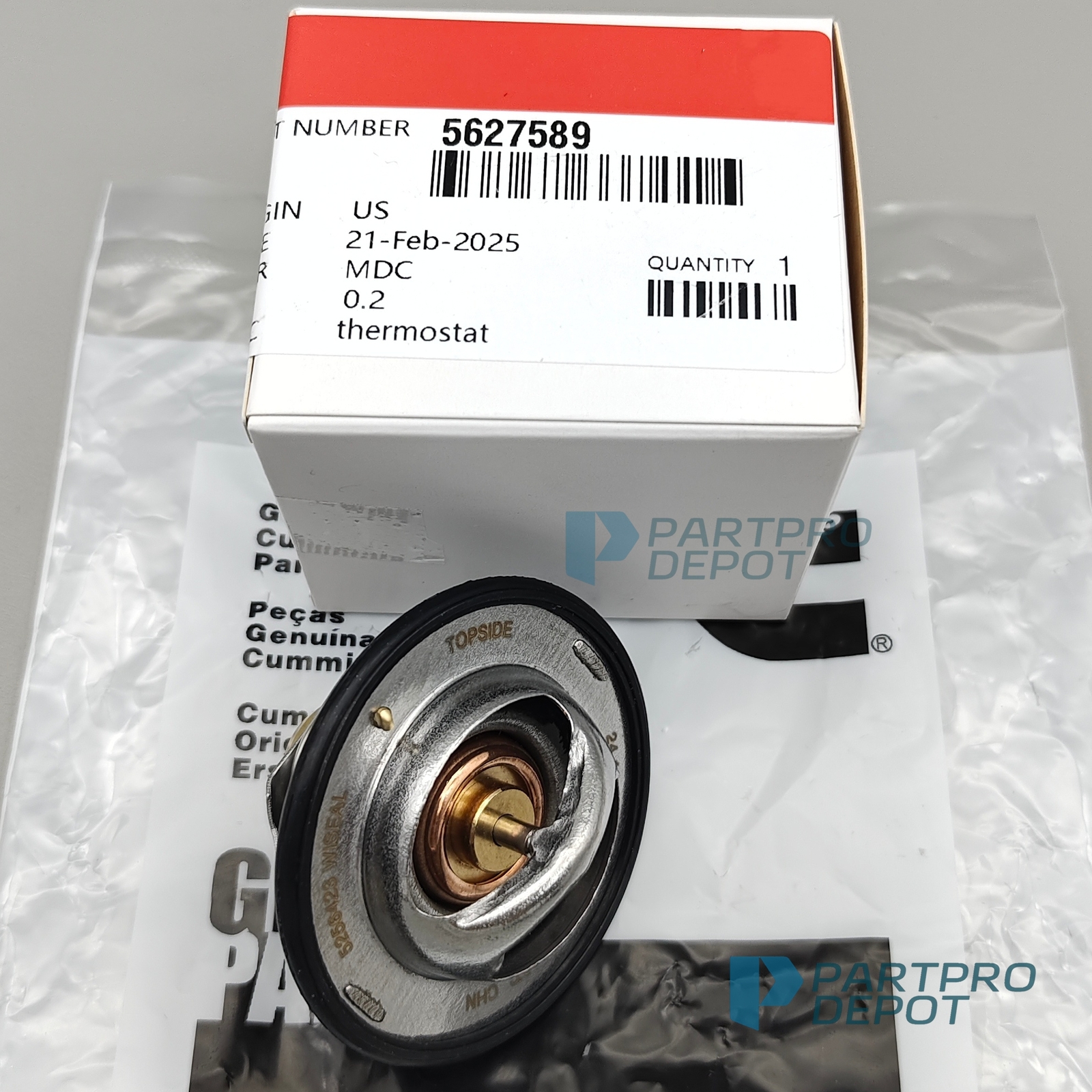 New Thermostat Fits For Cummins Engine P/N 5627589