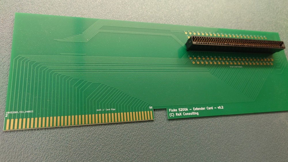 Fluke 5200A - extender card v0.2