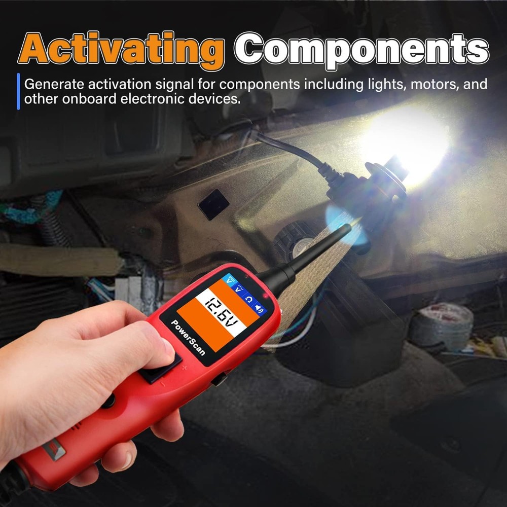 Autel PS100 PowerScan Circuit Tester Electrical System Diagnosis Tool 12V/24V