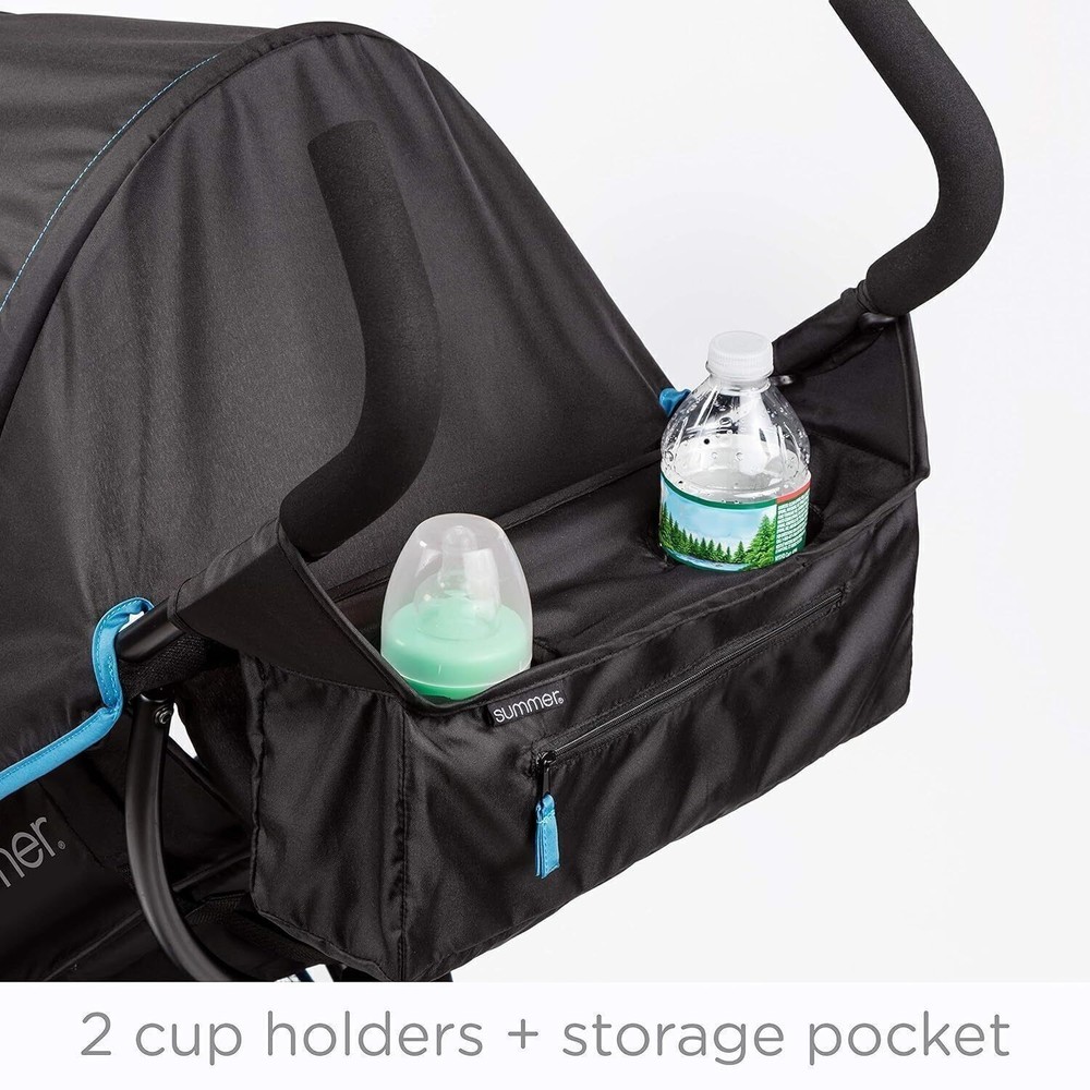 Folding Convenience Stroller Lightweight Infant Stroller Multi-Position Recline